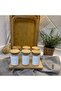 6-Piece Bamboo Vacuum Lid Glass Spice Rack/Suction Stand - 2
