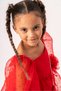 Special Occasion Birthday Party Dress with Balloon Sleeve Bag - 5