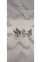 Square Glossy Double Sided Premium Steel Earrings - 4