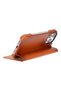 iPhone 16 Pro Max Compatible Genuine Leather Card Holder Phone Case - Name Writable - 5