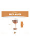 Copper Wine Glasses (Set of 2) Matte Copper Color - 5