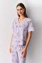 Catalina Shirt Collar Pajama Set - 2