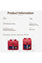 Preppy Spine Protection Horizontal School Backpack for 0 - 5 Grade Primary Students - Red - 8