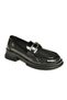 U 704126508   Black Patent Leather Loafer Loafer Women's Shoes - 7