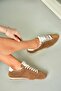 U 312311602   Tan Genuine Suede Sneakers - 5