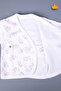 Newborn 2-Piece Inner and Outer Baby Bodysuit Set with Gloves and Snap Fasteners Hospital Release Pink Bear 528 - 5