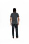 U.S. Polo Assn. Men's Anthracite Melange 3-Piece Pajama Set - 6