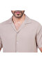 قميص رجالي بأزرار 1200392 مقاس 3xl-بيج - 2