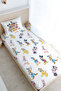 Single Fitted Sheet Set - Cartoon Series - Little Mouse and His All Friends