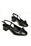 U 404703609   Black Low Heeled Women's Shoes - 8
