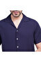 قميص رجالي بأزرار 1200392 مقاس 2xl-أزرق - 2