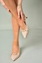 U 676037404   Skin Fabric Thick Heeled Women's Shoes - 4