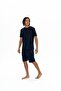 U.S. Polo Assn. Men's Navy Blue 3-Piece Pajama Set - 6