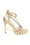 U 480186004   Skin Fabric Thin Heeled Women's Evening Dress Shoes - 5