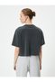 Crew Neck Cotton Short Sleeve T-Shirt - 4