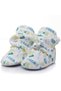 Cotton Baby Booties Anti-Slip Sole Cotton Newborn Slippers Home Nursery Shoes - 4