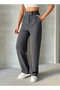 Women's Anthracite Velcro Lycra Palazzo Trousers - 2