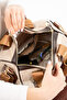 Women's Cylinder ModEl Hand and Shoulder Bag - 2