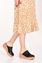 Women's Genuine Leather Platform Sole Sabo Slippers Anl.3244 - 2