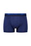 US Polo Assn80522 Men's Cotton 3-Piece Boxers-Sax&Navy Blue&Printed - 3