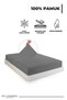 Hypoallergenic Elasticated Bedsheet, 100% Cotton Jersey Fabric, Single/Double/King Size - 3