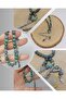 African Turquoise Stone Royal Quality 33 Prayer Beads 6mm (3874)