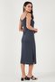Regular Fit Rope Strap Slit Detail Midi Dress Dress 5866128 - 8