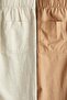 2-pack linen-blend trousers - 2