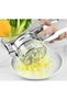 Stainless Steel Large Capacity Potato Masher and Garlic Masher with Practical Chamber - 2