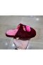 Women's Ultra Light Soundless Non-Slip Cherry Figured Plush House Slippers - 6
