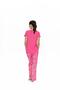 Women's Fuchsia Pajama Set - 4
