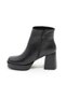 Laport Black Color Platform Women's Boots with Heel - 4