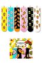 6-Piece Fast Food and Food-Themed Unisex Socks Set