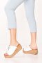 Women's Genuine Leather Platform Sole Slippers Anl.3241 - 3