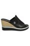 D25Yt-1485Z Daily Women's Black Slippers - 2