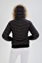 Women's Short Removable Natural Fur Hooded Padded Water Repellent down Jackets 8637 - 3