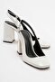 Sofia White Patent Leather Women's Heeled Shoes - 5