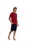 Men's Burgundy Shorts Suit - 18884 - 3