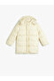 Hooded Inflatable Coat Zipper Closure Cuffs Elastic - 3