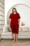 100% Cotton Large Size Short Sleeve Capri Women's Pajamas Set