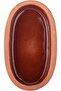 Oval 11Cm X 20Cm X 3Cm Clay Colour - 3