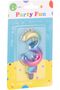 Artistic Numbered Birthday Candle (L9cm x W5cm x H1cm) in multi-colour, C70. Quality assured! - 2