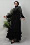 Suna Pearl Chiffon Dress - 3