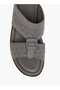 LBL by Shoexpress Textured Slip-On Arabic Sandals with Buckle Detail - 3