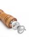Wooden Spice Salt Grinder Mill Salt Shaker Spice Rack 21 Cm Set of 2 Brown - 8
