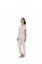 Women's Beige Pajama Set - 20052 - 2