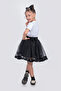Fluffy Single Striped Tutu April 23 Eid Show Birthday Dress - 3