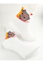 Unisex Love Socks Stylish Comfortable Style Patterned White College Socks with I Love You Written - 3