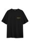 Black T-Shirt Best Footballer Cristiano Ronaldo Football Goat Back and Front Printed Oversize T-Shirt Unisex - 2