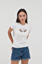Leopard Winged Short Sleeve T-Shirt P1652-E2 - 2